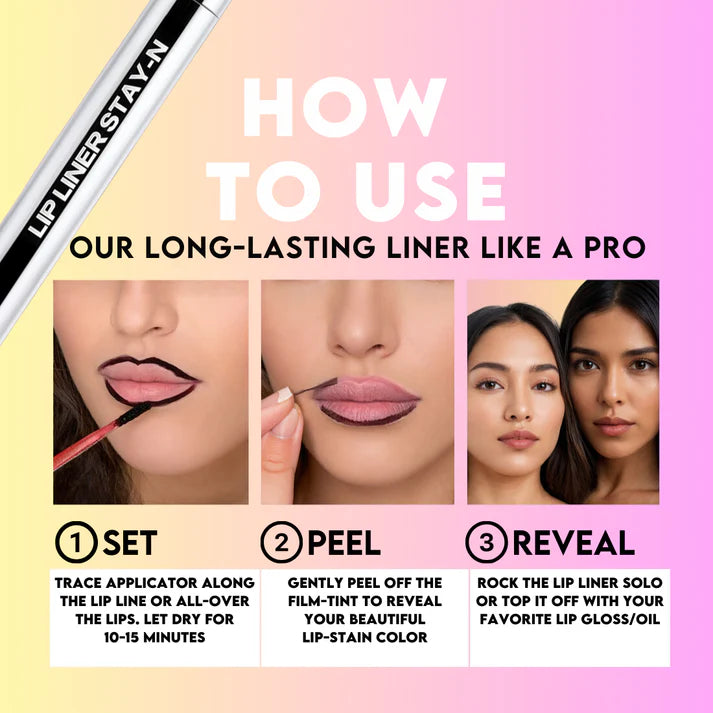 "MUAH" Peel Off Lip Liner Stain